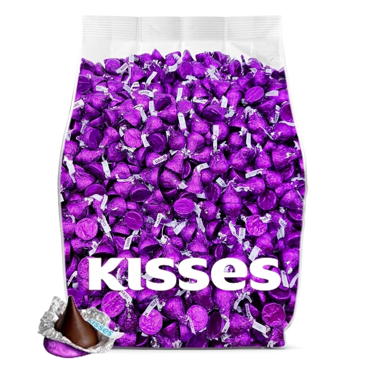 미국직구 Hershey 초콜릿 / Hershey Dark Chocolate Kisses Bulk, 200 Pieces Individually Wrapped Ca 1