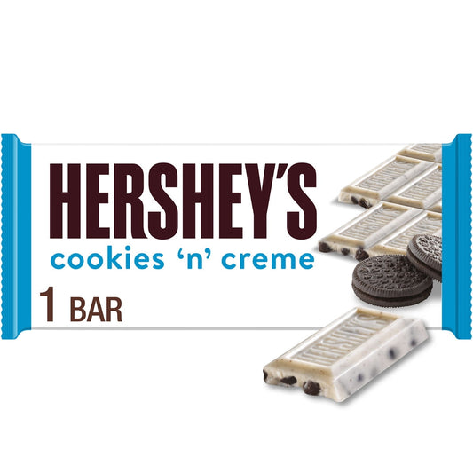 미국직구 Hershey's 캔디 44g 2팩 / Hershey's Cookies 'n' Creme Full Size Candy Bar, 44g, 2 Pack Bundle 1
