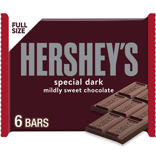 미국직구 Hershey's Special 초콜릿 41g / Hershey's Special Dark Mildly Sweet Chocolate Candy, Bars 41g, 6 Co 1