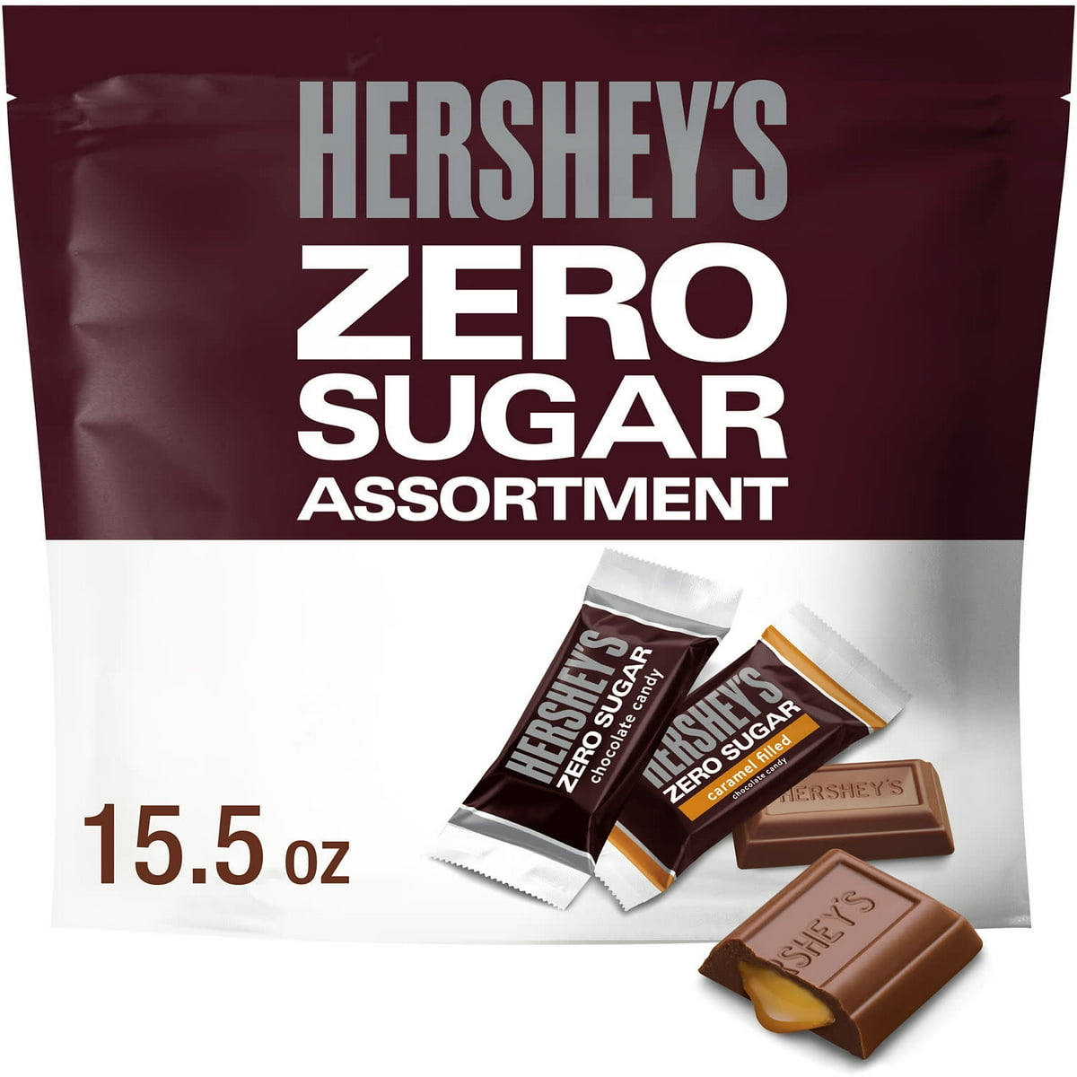미국직구 Hershey's Zero Sugar 초콜릿 439g / Hershey's Zero Sugar Assorted Chocolate Candy, Bag 439g 1
