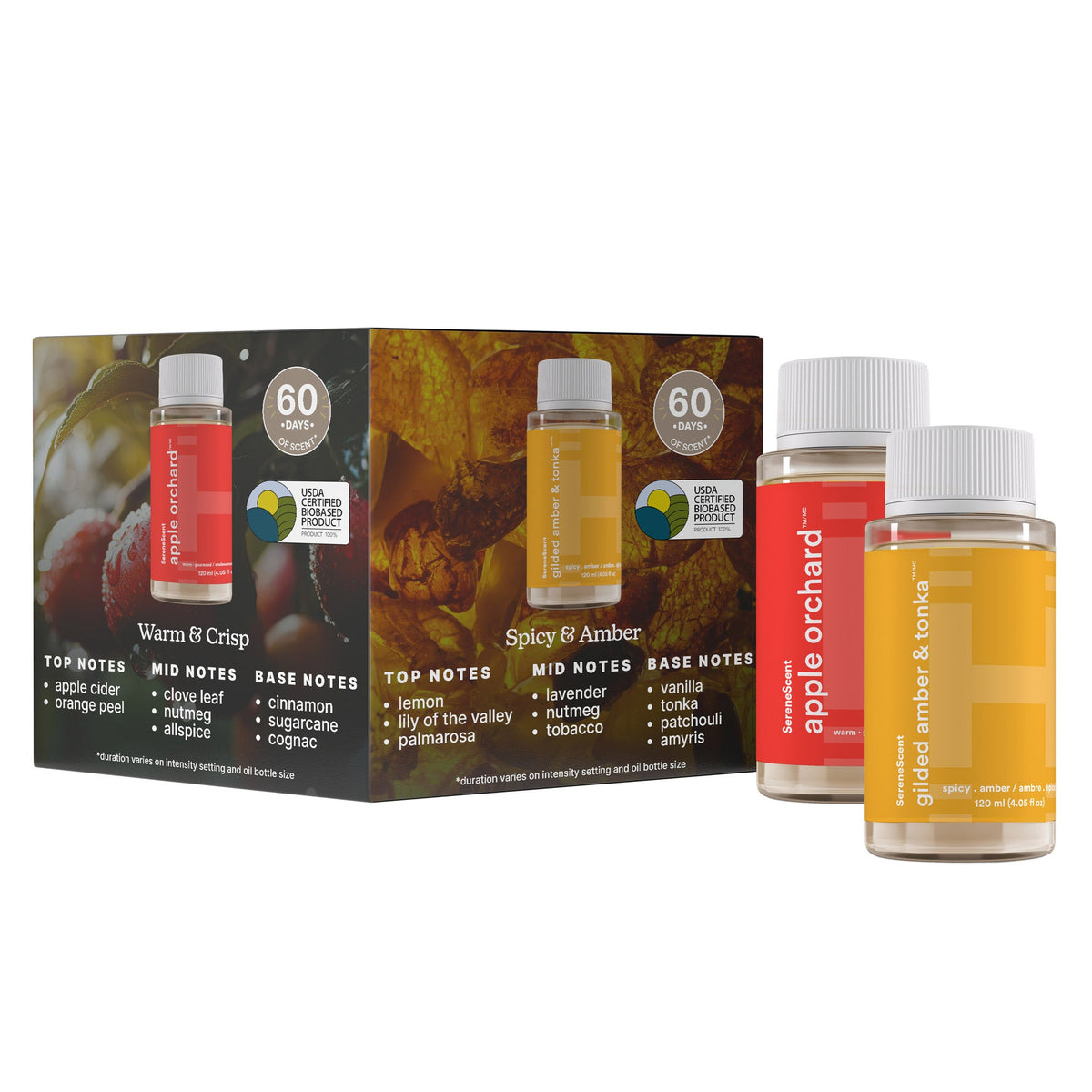 미국직구 Homedics SereneScent Diffuser 2팩 / Homedics SereneScent Diffuser Oil Value Bundle, 2-pack 1