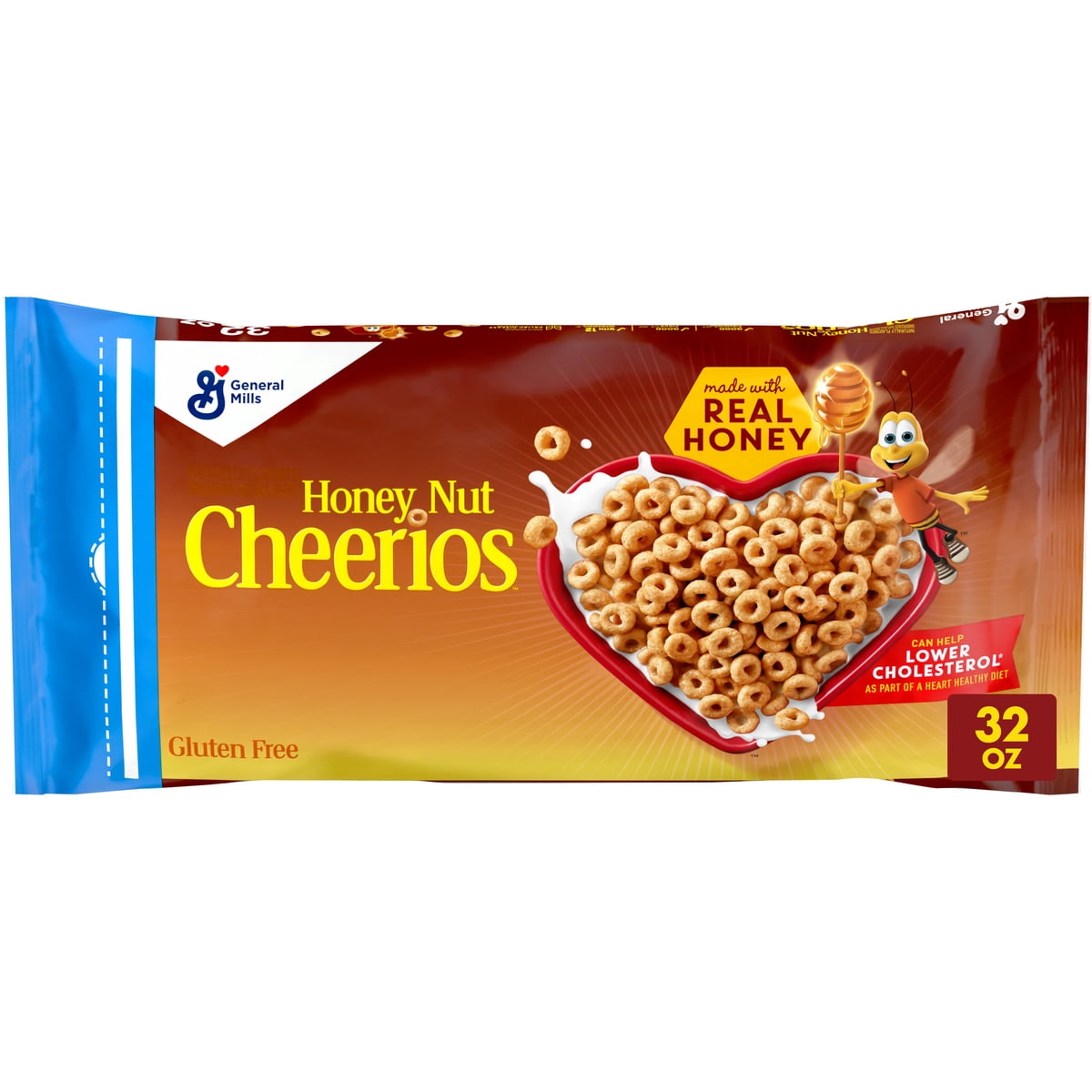 미국직구 Honey 견과 907g 2팩 / Honey Nut Cheerios, Heart Healthy Gluten Free Breakfast Cereal, Reseal 1