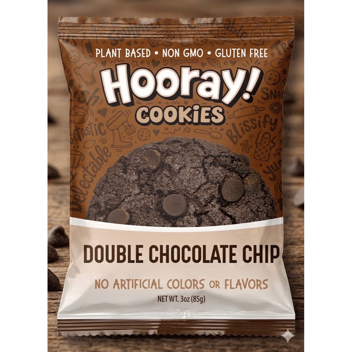 미국직구 HOORAY Double 초콜릿 / HOORAY! Double Chocolate Chip Cookie 1