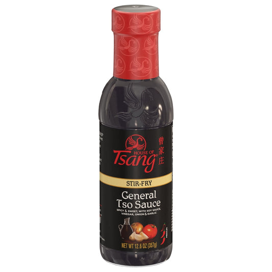 미국직구 HOUSE OF TSANG 373ml 2팩 / HOUSE OF TSANG General Tso Stir-Fry Liquid Sauce, Shelf-Stable, 373ml 1