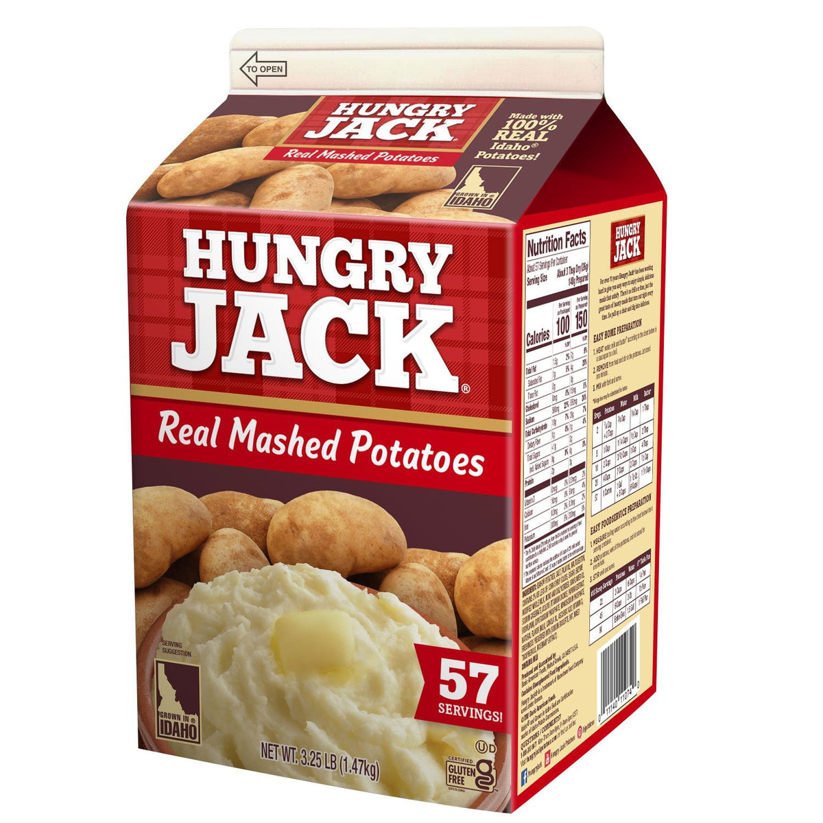 미국직구 Hungry Jack Mashed / Hungry Jack Mashed Potatoes, 3.25 lbs. 1