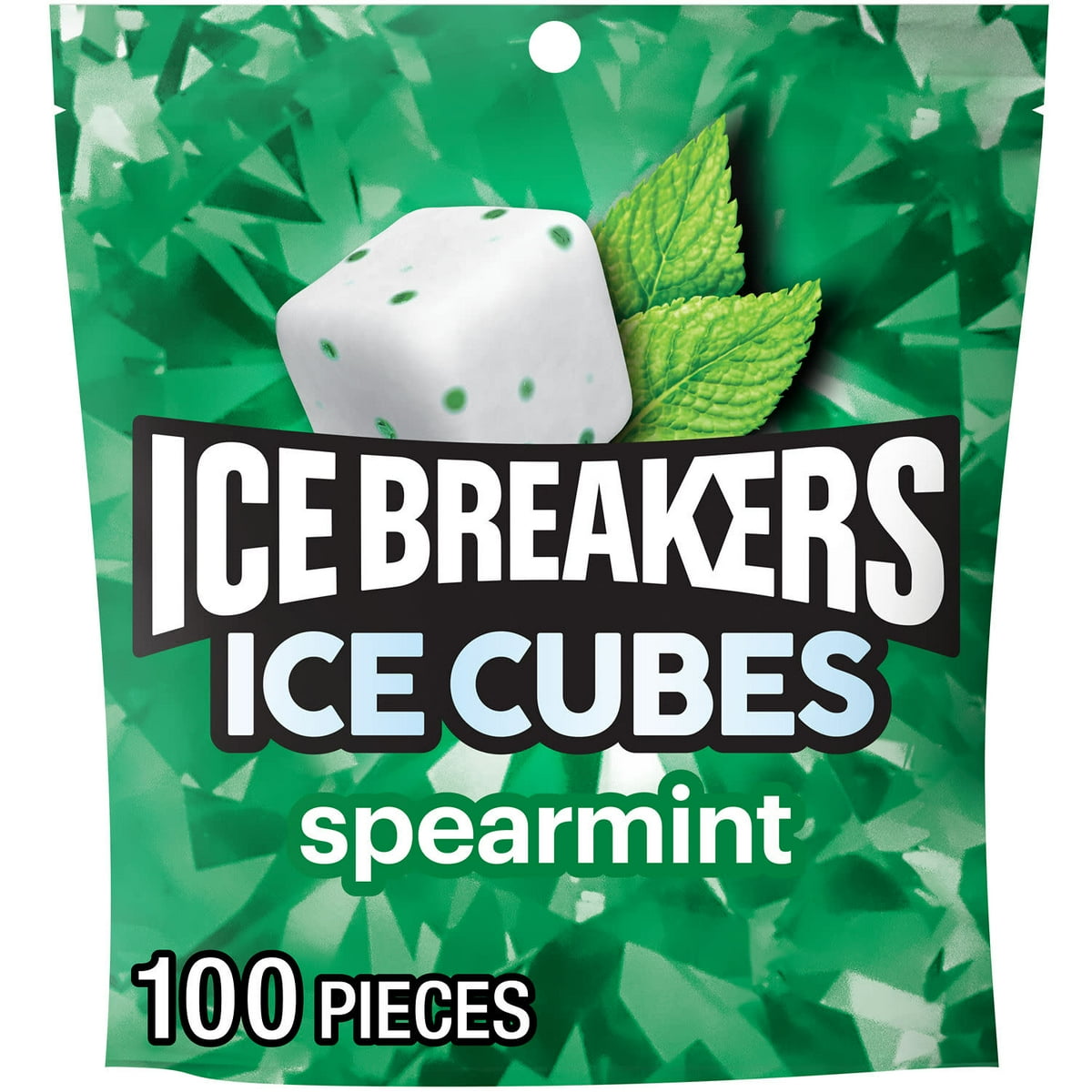 미국직구 Ice Breakers Ice 230g / Ice Breakers Ice Cubes Spearmint Flavored Sugar Free Chewing Gum, Pouc 1