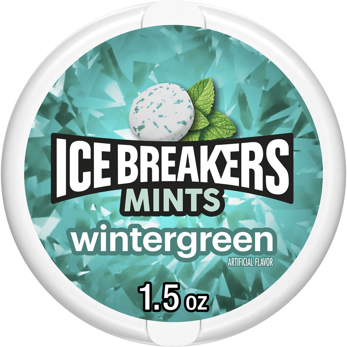 미국직구 Ice Breakers Wintergreen 43g 2팩 / Ice Breakers Wintergreen Flavored Sugar Free Mints, Puck 43g, 1