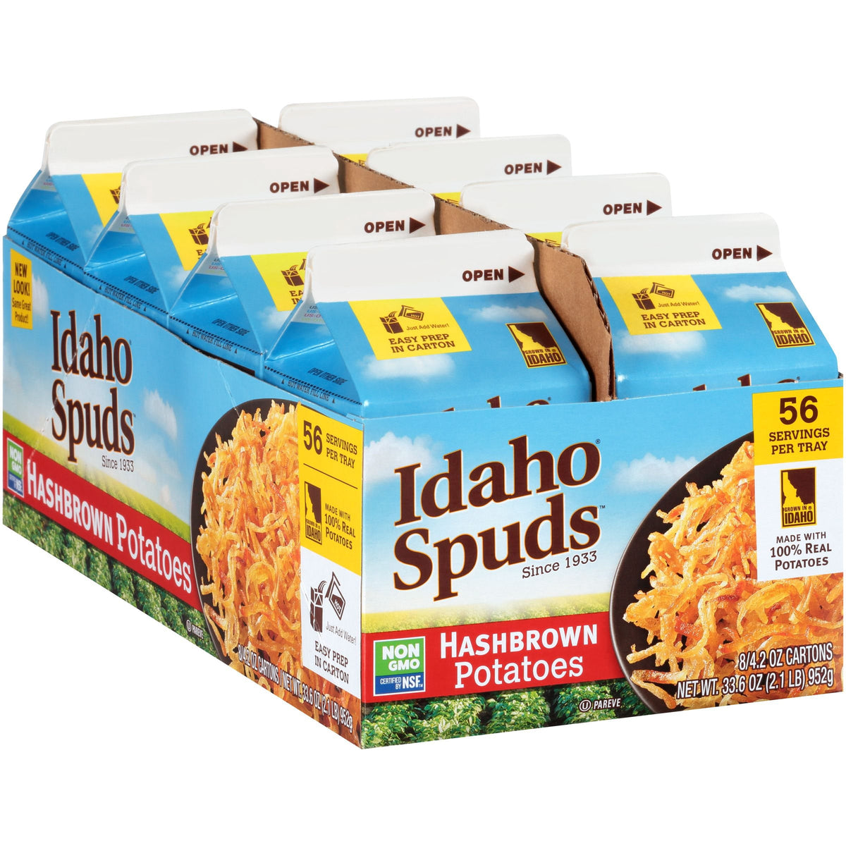 미국직구 Idaho Spuds Instant 119g / Idaho Spuds Instant Hashbrown Potatoes, 119g, 8 pk. 1
