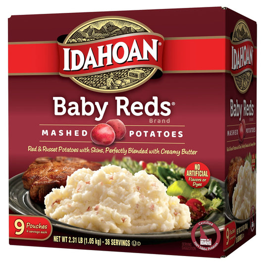 미국직구 Idahoan Baby Reds 113g / Idahoan Baby Reds Value Pack Mashed Potatoes, 113g, 9 pk. 1