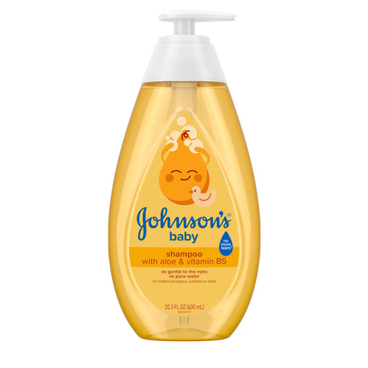 미국직구 Johnson's Baby 비타민 600ml / Johnson's Baby Shampoo with Aloe & Vitamin B5, Tear-Free, 600ml 1
