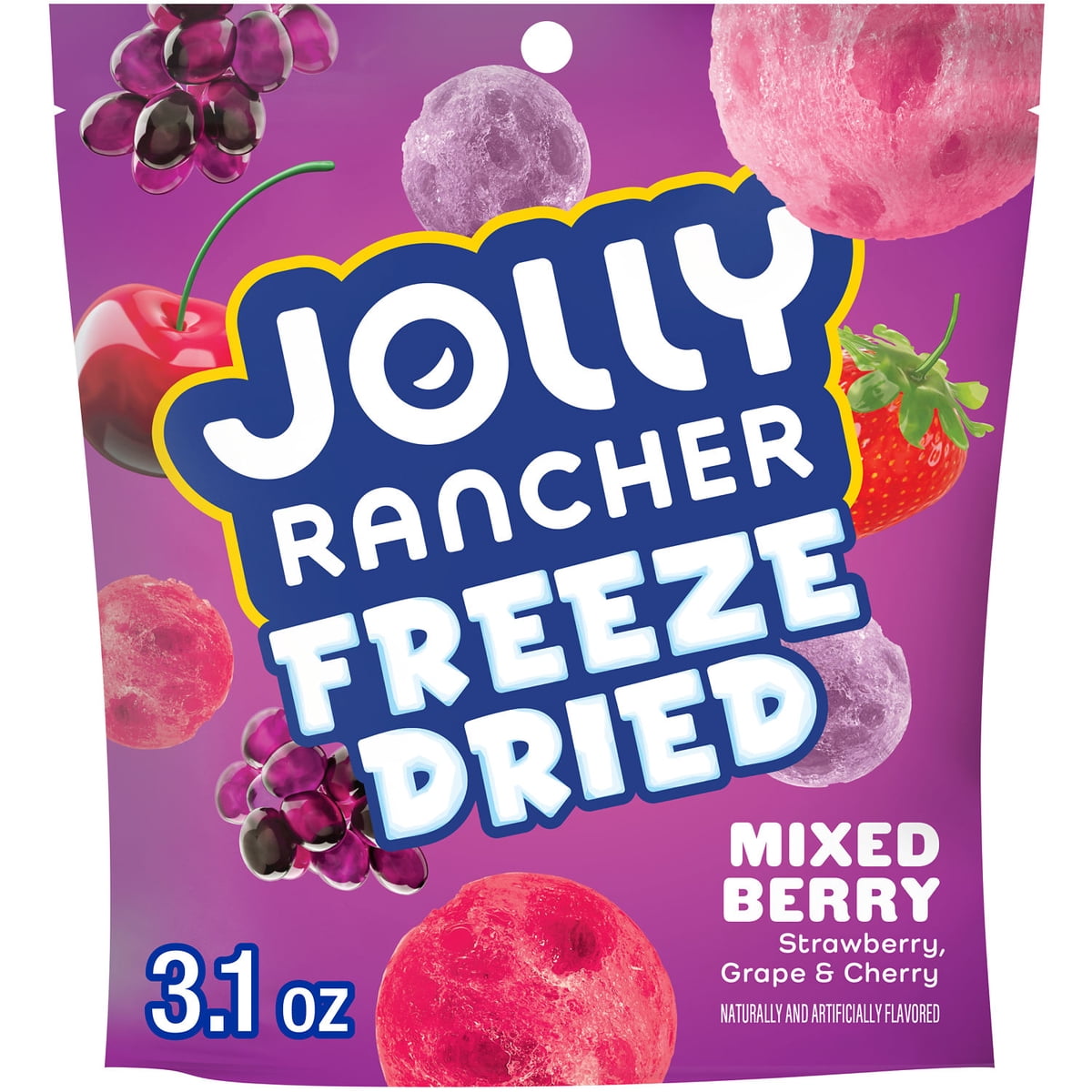 미국직구 JOLLY RANCHER Freeze 캔디 88g 2팩 / JOLLY RANCHER Freeze Dried Mixed Berry Flavored Candy Bag, 88g 1