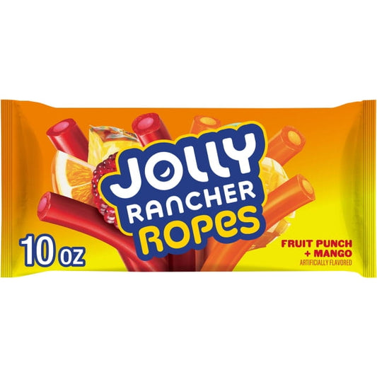 미국직구 JOLLY RANCHER Ropes 캔디 283g 2팩 / JOLLY RANCHER Ropes Fruit Punch and Mango Flavored Candy Bag,  1