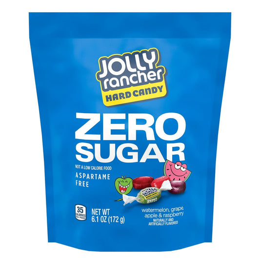 미국직구 Jolly Rancher Zero 캔디 173g / Jolly Rancher Zero Sugar Assorted Fruit Flavored Hard Candy, Bag 1 1