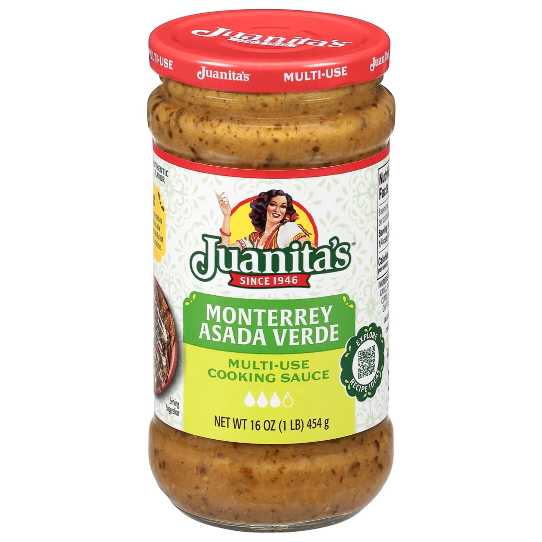 미국직구 Juanita's Foods Monterrey 454g 2팩 / Juanita's Foods Monterrey Asada Verde Multi-Use Cooking Sau 1
