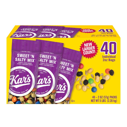 미국직구 Kar's Sweet 'n 57g / Kar's Sweet 'n Salty Trail Mix, 57g, 40 pk. 1