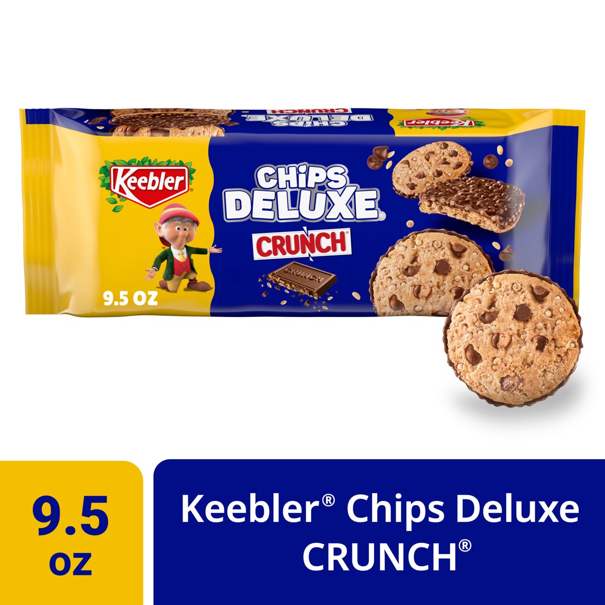 미국직구 Keebler Chips Deluxe 초콜릿 269g 2팩 / Keebler Chips Deluxe CRUNCH Cookies with Milk Chocolate Chip 1