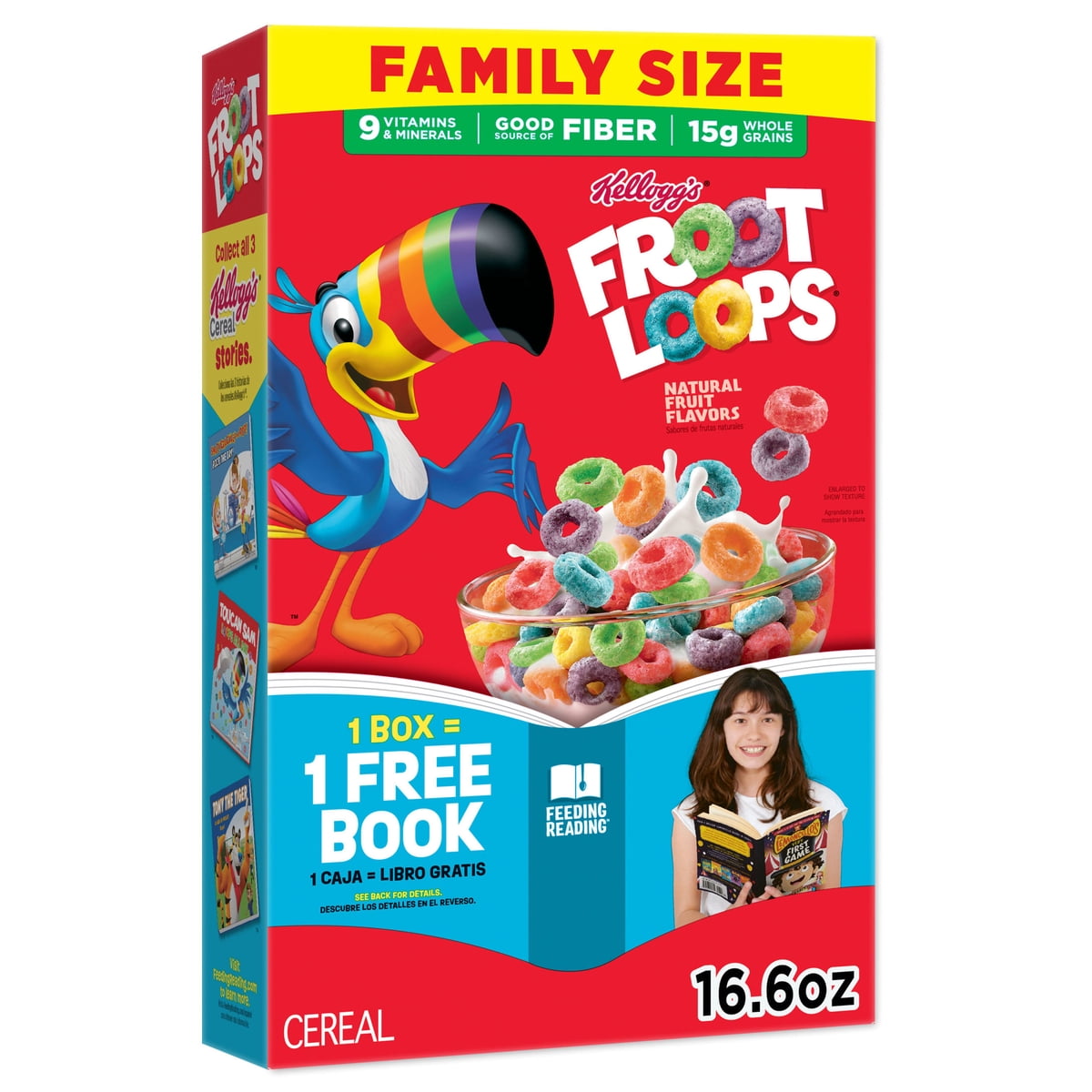 미국직구 Kellogg's Froot Loops 471g 2팩 / Kellogg's Froot Loops Original Breakfast Cereal, Good Source of 1