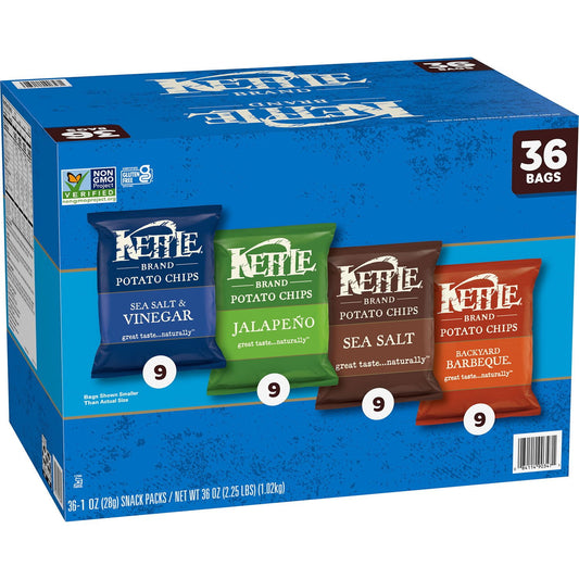 미국직구 Kettle 28g 36팩 / Kettle Variety Pack Potato Chips, 28g, 36 ct. 1