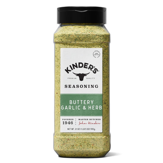 미국직구 Kinder's Buttery Garlic 595g / Kinder's Buttery Garlic & Herb Seasoning, 595g 1