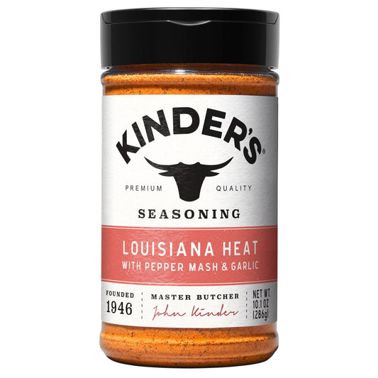 미국직구 Kinder's Louisiana Heat 286g / Kinder's Louisiana Heat with Pepper Mash & Garlic Seasoning, 286 1
