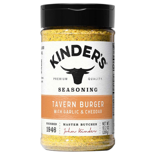 미국직구 Kinder's Tavern Garlic 289g / Kinder's Tavern Garlic & Cheddar Burger Seasoning, 289g 1