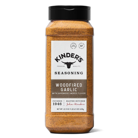 미국직구 Kinder's Woodfired Garlic 652g / Kinder's Woodfired Garlic with Smoked Flavor Seasoning, 652g 1