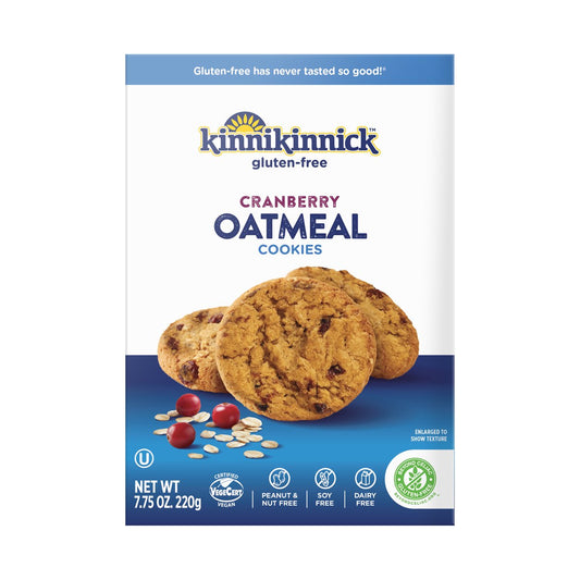 미국직구 Kinnikinnick Gluten Free 과자 220g / Kinnikinnick Gluten Free, Gluten Free Oatmeal Cranberry Cook 1