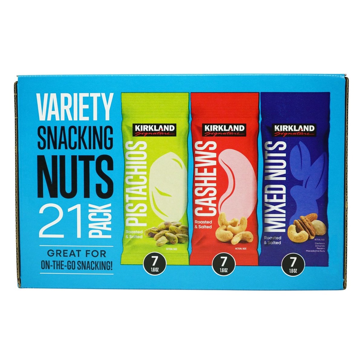 미국직구 Kirkland Signature Snacking 견과 45g / Kirkland Signature Snacking Nuts Variety Pack, 21 Count, 4 1