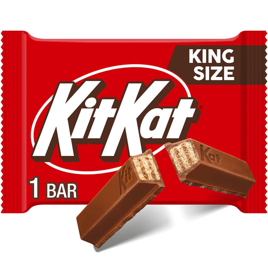미국직구 Kit Kat 초콜릿 85g 2팩 / Kit Kat Milk Chocolate Wafer King Size Candy, Bar 85g, 2 Pack Bundle 1