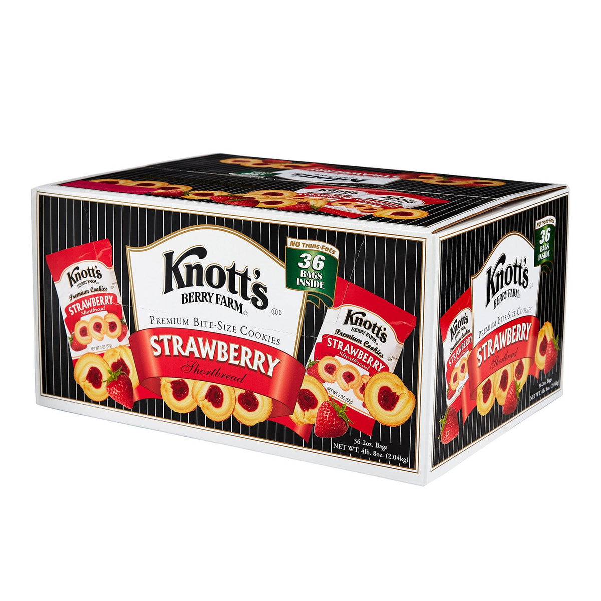 미국직구 Knott's Berry Farm 과자 57g / Knott's Berry Farm Strawberry Shortbread Cookies, 57g, 36 pk. 1
