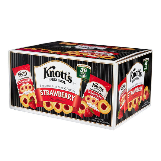 미국직구 Knott's Berry Farm 과자 57g / Knott's Berry Farm Strawberry Shortbread Cookies, 57g, 36 pk. 1