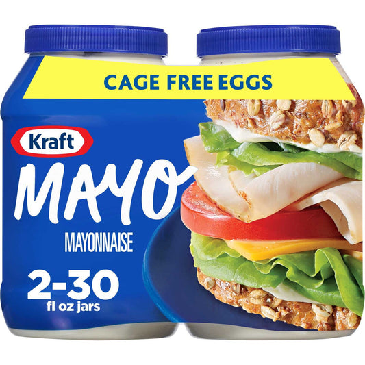 미국직구 Kraft Real Mayo 887ml / Kraft Real Mayo Mayonnaise, 887ml jars, 2 pk. 1