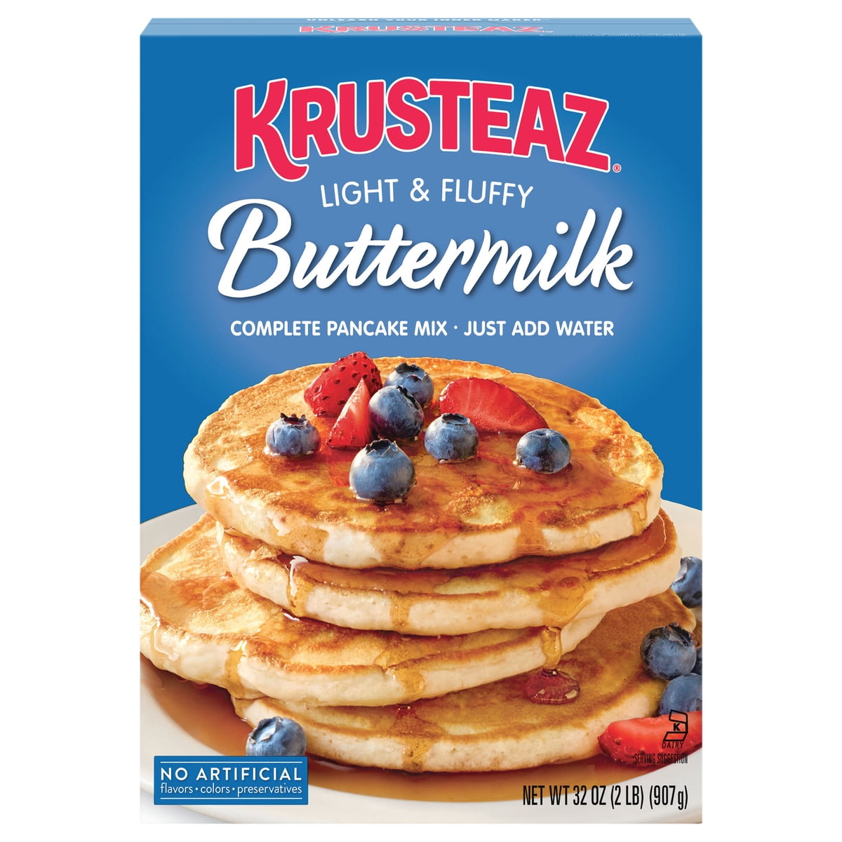 미국직구 Krusteaz Buttermilk Pancake 946ml 2팩 / Krusteaz Buttermilk Pancake & Waffle Mix, 946ml, 2 Pack  1