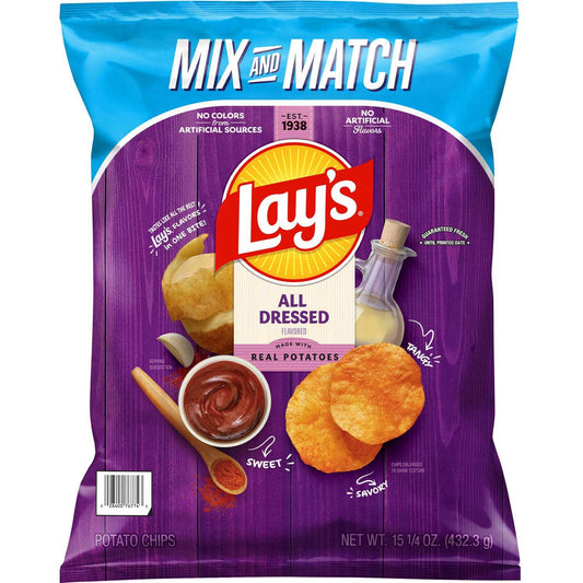 미국직구 Lay's All Dressed 432g / Lay's All Dressed Potato Chips, 432g 1