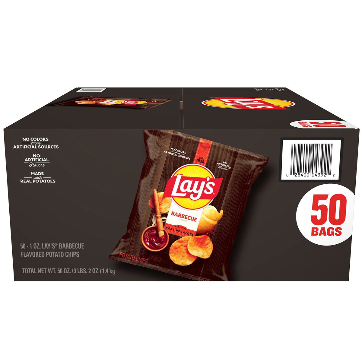 미국직구 Lay's Barbecue Potato 28g / Lay's Barbecue Potato Chips, 28g, 50 pk. 1