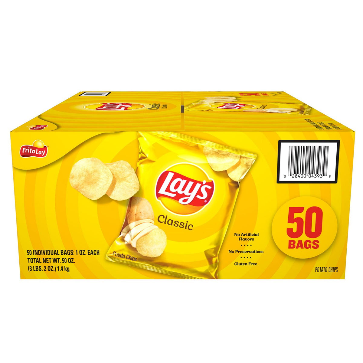 미국직구 Lay's 28g / Lay's Classic Potato Chips, 28g, 50 pk. 1
