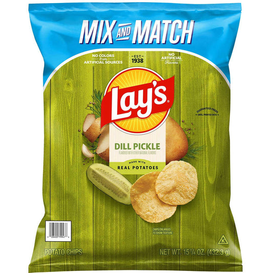 미국직구 Lay's Dill Pickle 432g / Lay's Dill Pickle Potato Chips, 432g 1