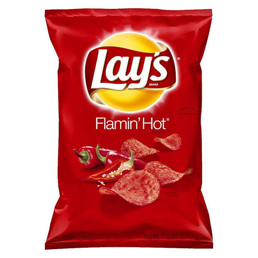 미국직구 Lay's Potato Chips 220g 2팩 / Lay's Potato Chips Flamin' Hot220g Pack of 2 1