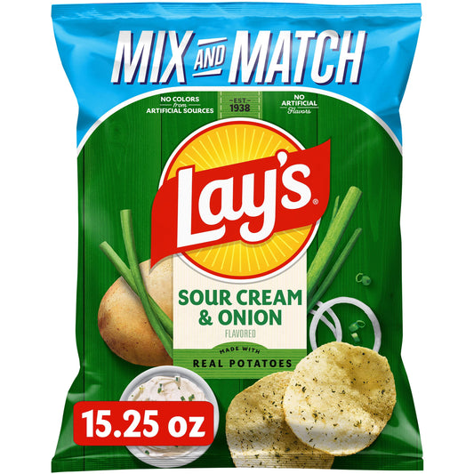 미국직구 Lay's Sour Cream 451ml / Lay's Sour Cream & Onion Potato Chips, 451ml 1