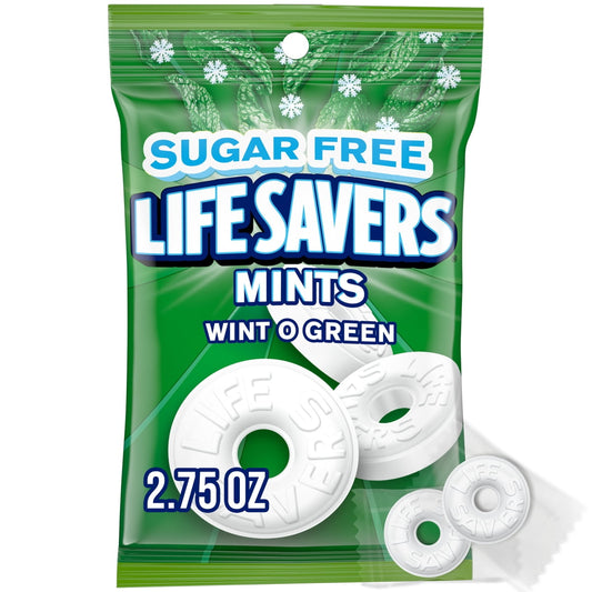 미국직구 Life Savers Wint-O-Green 캔디 78g 2팩 / Life Savers Wint-O-Green Sugar Free Breath Mints Hard Cand 1