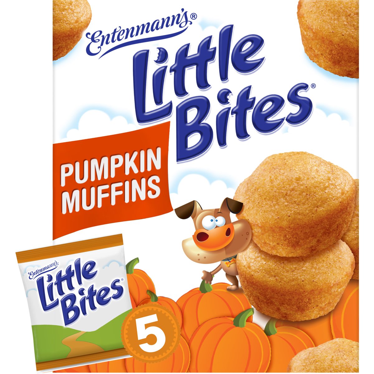 미국직구 Little Bites Pumpkin 213g / Little Bites Pumpkin Muffins, 5 count, Real Pumpkin Mini Muffin Bit 1