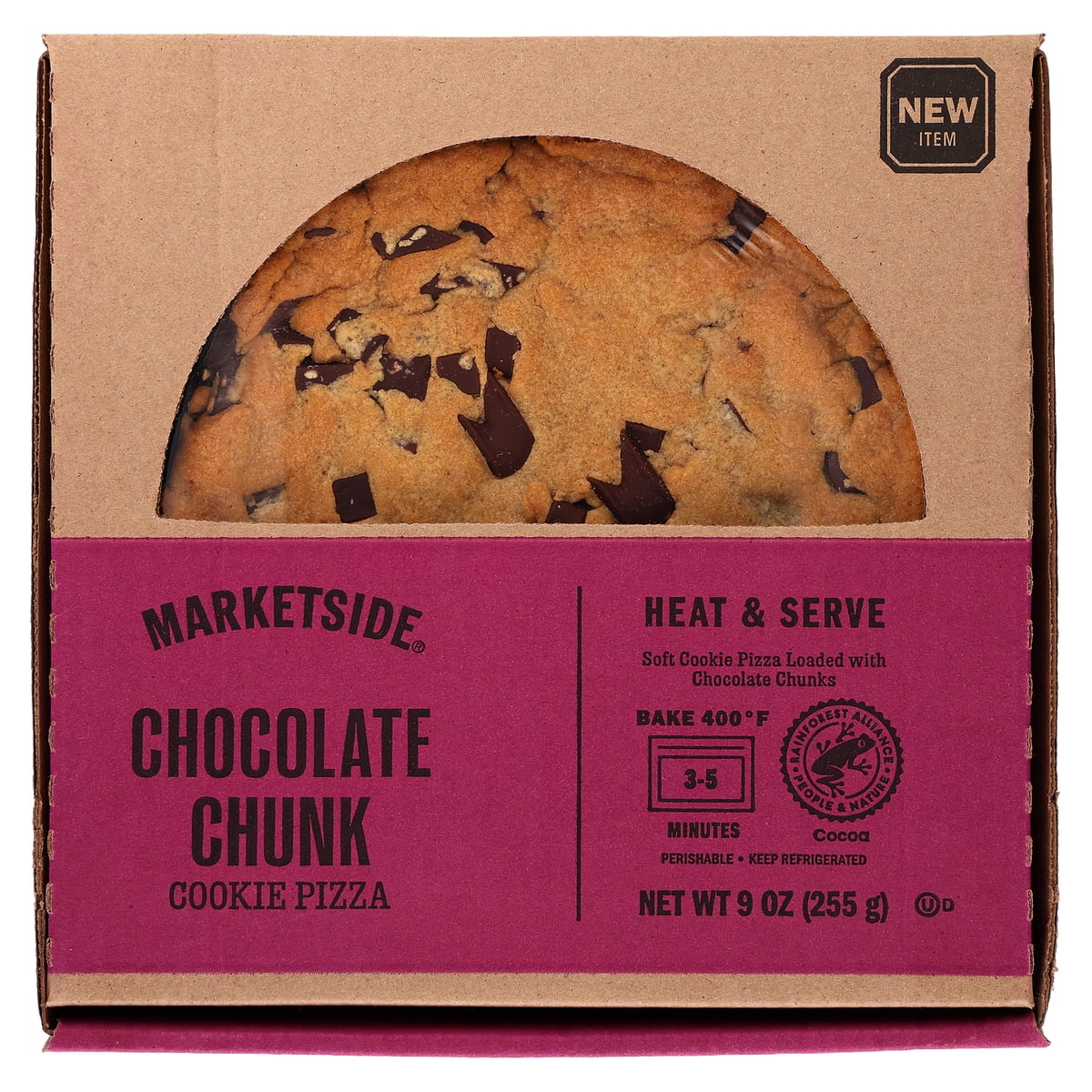 미국직구 Marketside 초콜릿 255g 2팩 / Marketside Chocolate Chunk Cookie Pizza, 255g, 2 Pack Bundle 1