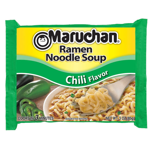 미국직구 Maruchan Ramen Noodle 85g 2팩 / Maruchan Ramen Noodle Soup, Chili Flavor Instant Noodles, 85g, 2 1