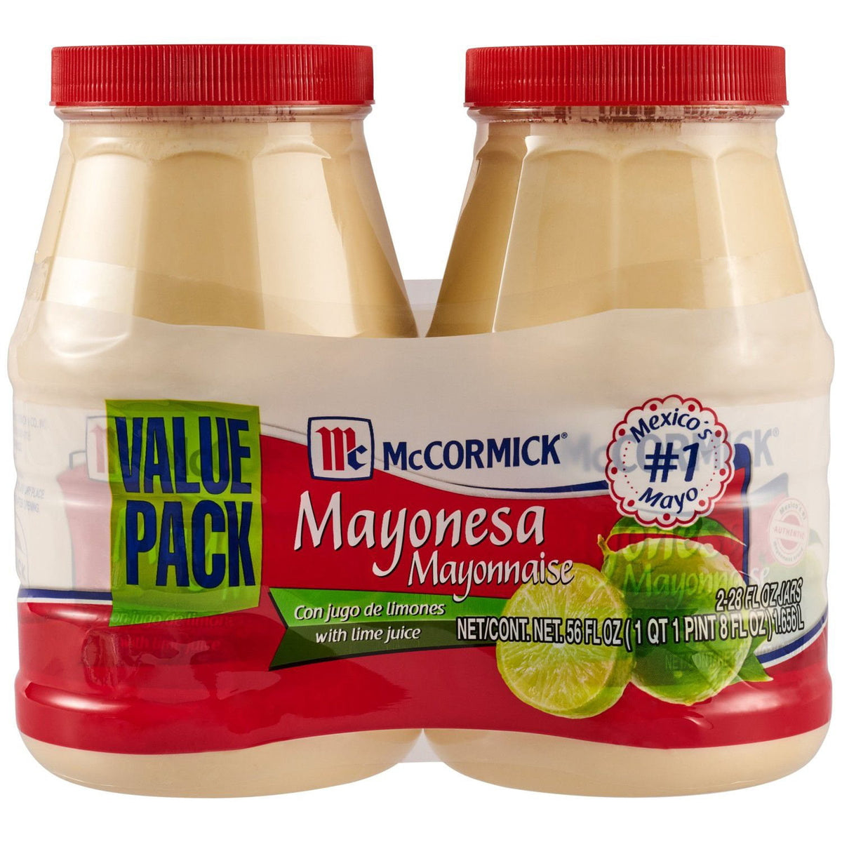 미국직구 McCormick Mayonesa Mayonnaise 828ml / McCormick Mayonesa Mayonnaise with Lime Juice, 828ml, 2 p 1