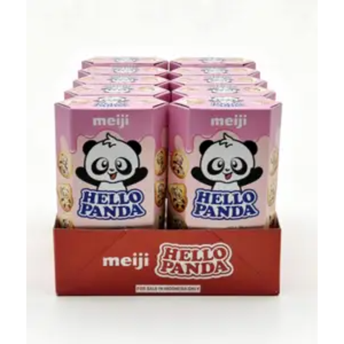 미국직구 Meiji Hello Panda 과자 / Meiji Hello Panda strawberry creme center with biscuit shell, 1.48-oun 1