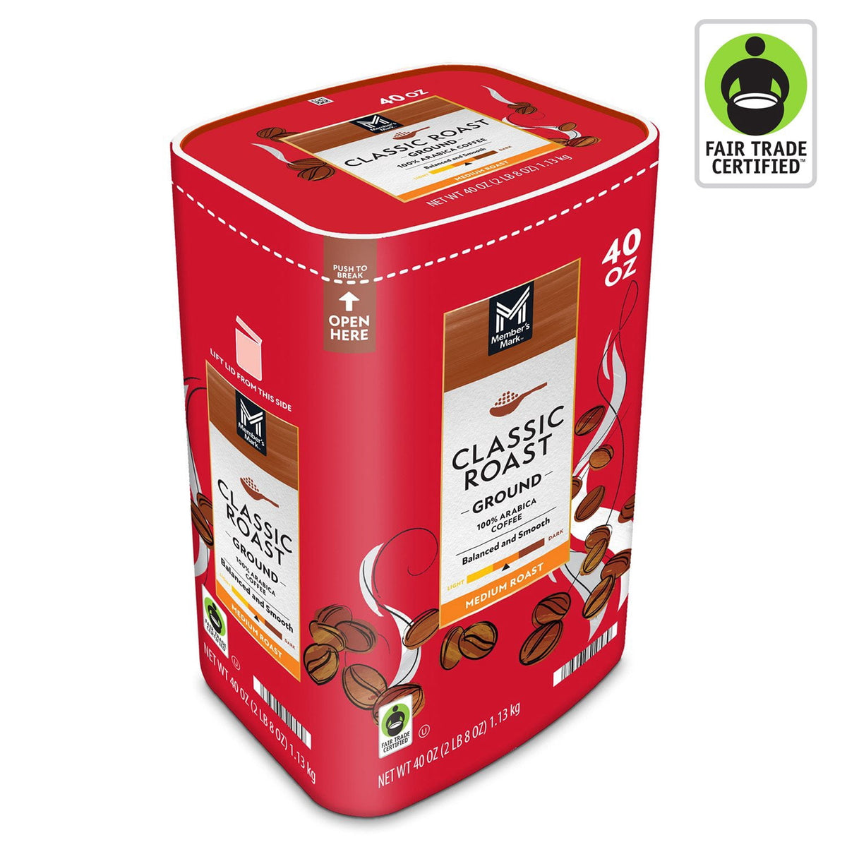 미국직구 멤버스마크 커피 1.1kg / Member's Mark Classic Medium Roast Ground Coffee, 1.1kg 1
