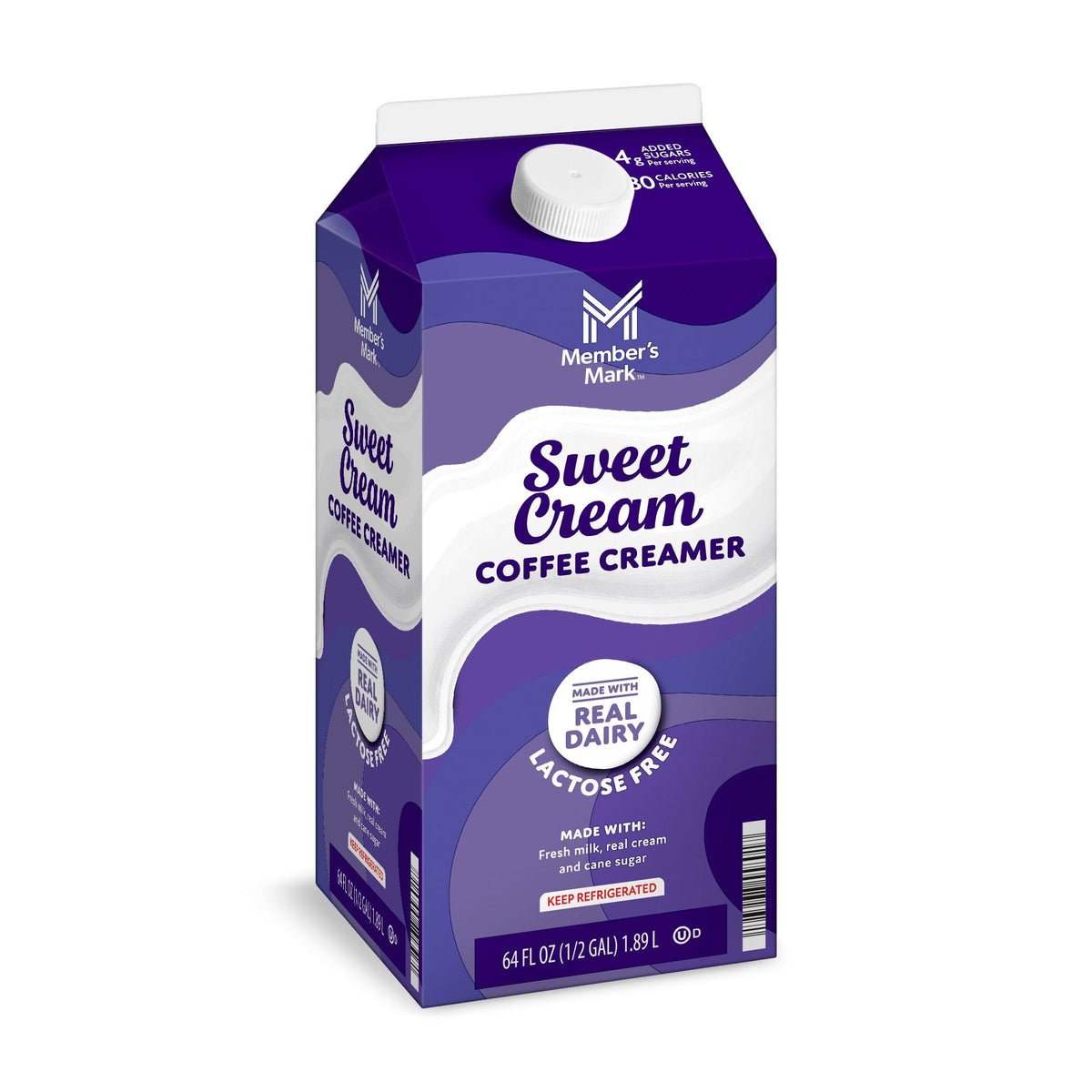 미국직구 멤버스마크 커피 1.9L / Member's Mark Dairy Coffee Creamer, Lactose Free, Sweet Cream, 1.9L 1