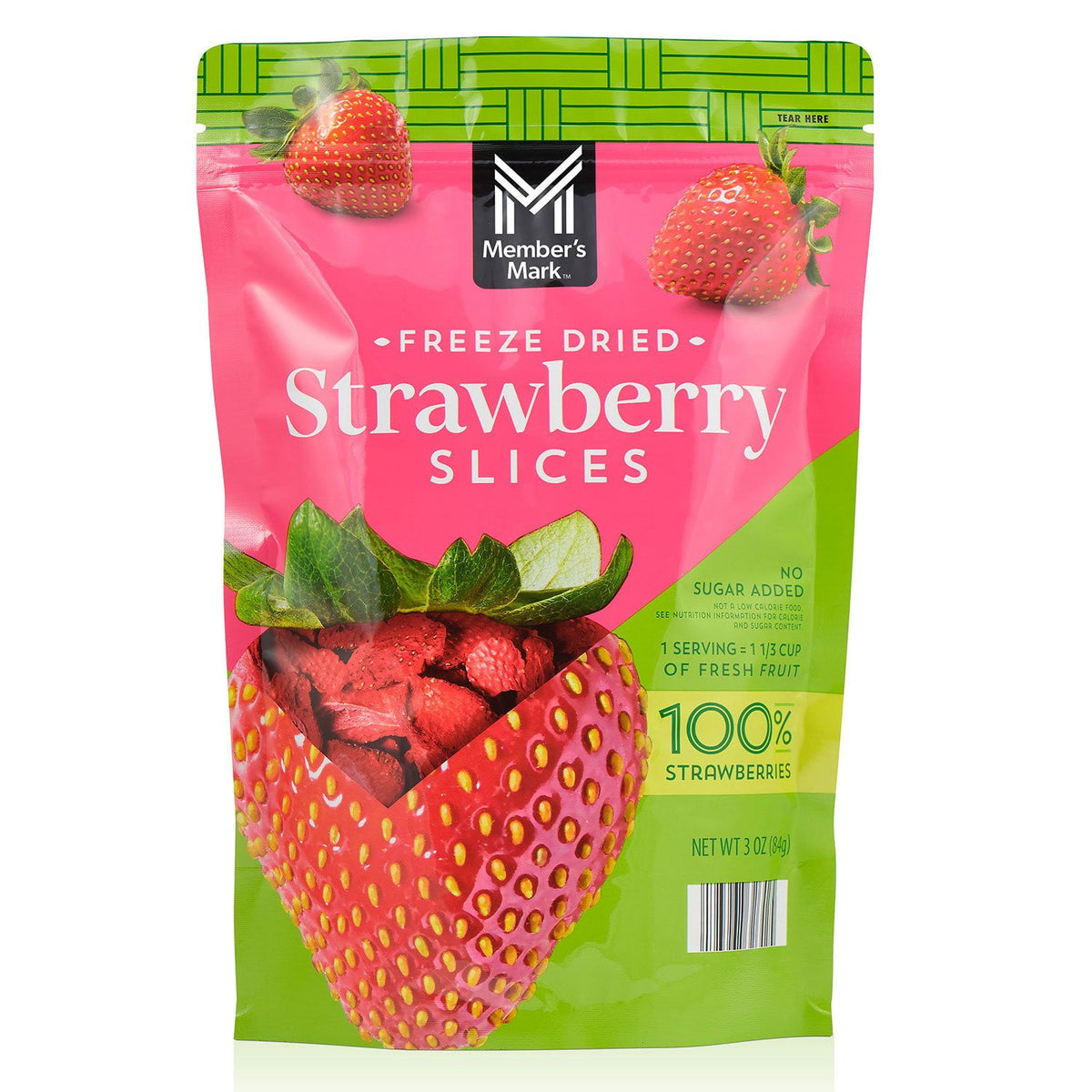 미국직구 멤버스마크 85g / Member's Mark Freeze Dried Strawberry Slices, 85g 1