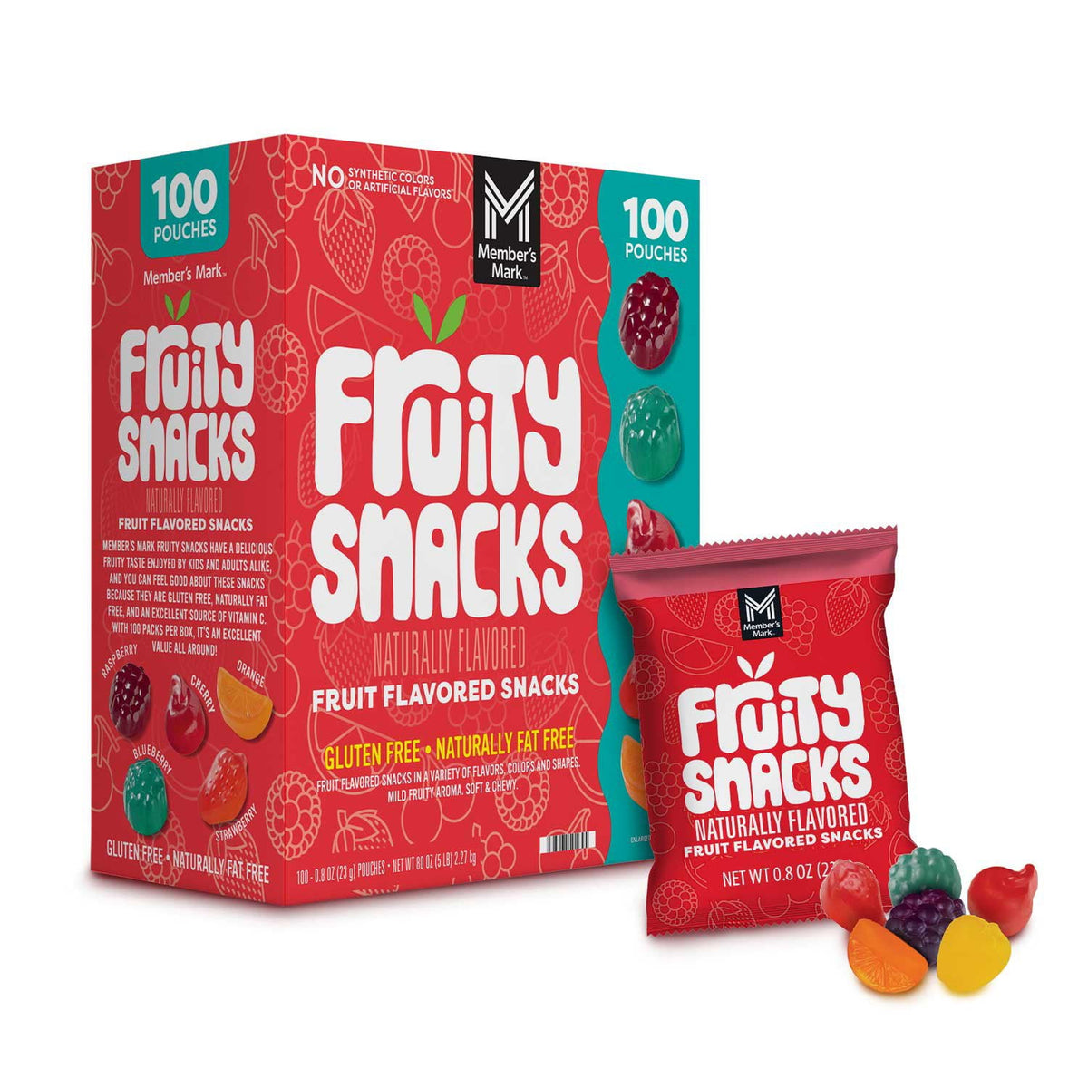 미국직구 멤버스마크 23g / Member's Mark Fruity Snacks, 23g, 100 pk. 1