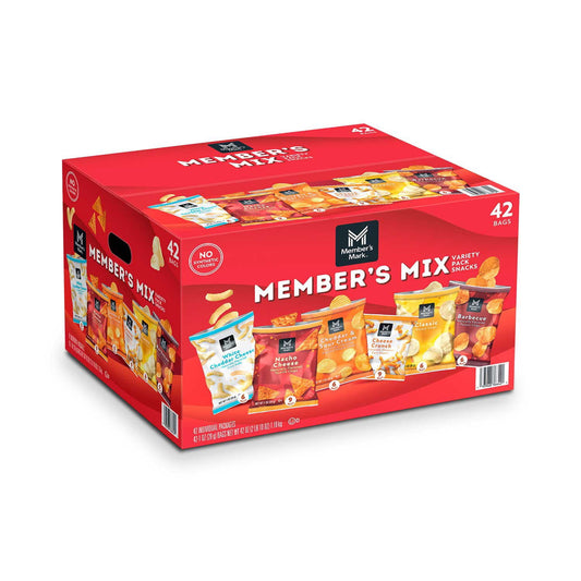 미국직구 멤버스마크 28g / Member's Mark Member's Mix Variety Pack Chips, 28g, 42 pk 1